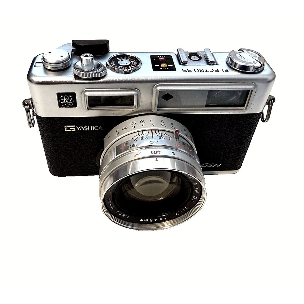 Yashica Electro 35 GSN 45mm f/1.7 35mm Film Spider-Man Rangefinder Camera Flash